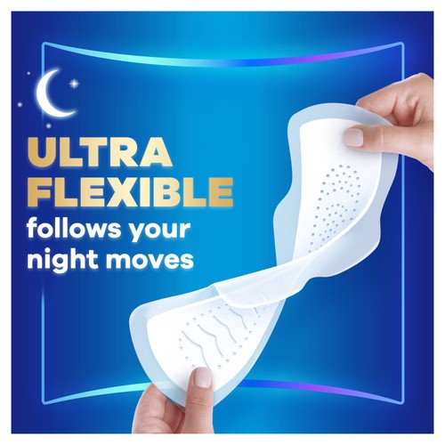 Always Infinity Flex Protect Night Size 3 Sanitary Towels With Wings thumbnail 2