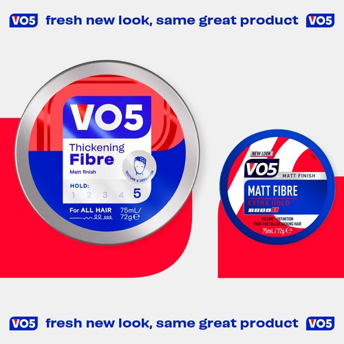 VO5 Matt Fibre Hair Paste 75ml thumbnail 2
