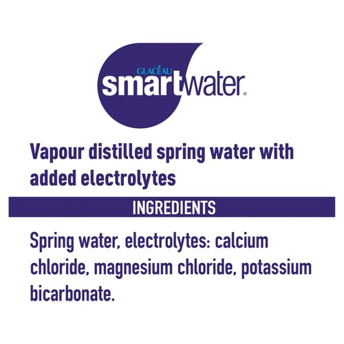 Glaceau Smartwater Still  600ml thumbnail 2