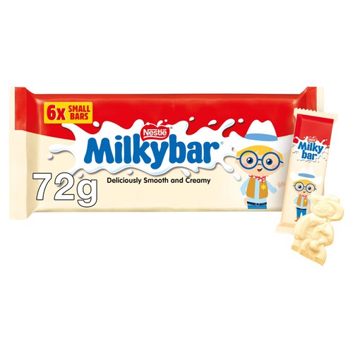 Milkybar Kid White Chocolate Bar Multipack 6 Pack thumbnail 3
