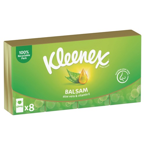 Kleenex Balsam Tissues 8 pocket pack thumbnail 3