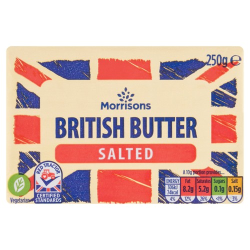 Morrisons British Salted Butter   250g thumbnail 2