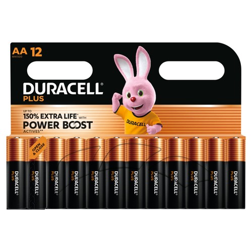 Duracell Plus AA Alkaline Batteries LR6 