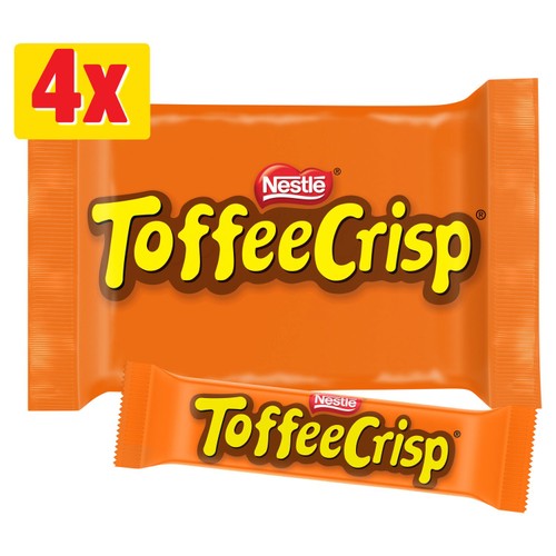 Toffee Crisp Milk Chocolate Bar Multipack 4 Pack thumbnail 2