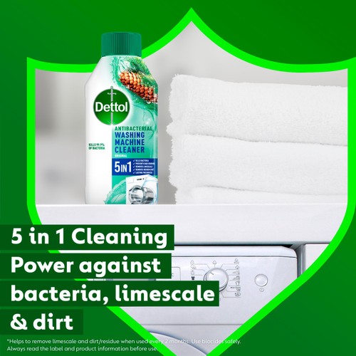 Dettol 5-In-1 Antibacterial Washing Machine Cleaner  thumbnail 3