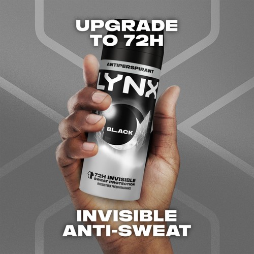 Lynx Black Anti-perspirant Deodorant Spray for Men 150ml thumbnail 2