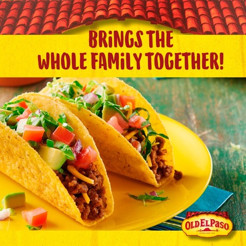 Old El Paso Sweet Paprika & Garlic Taco Kit 307g thumbnail 2