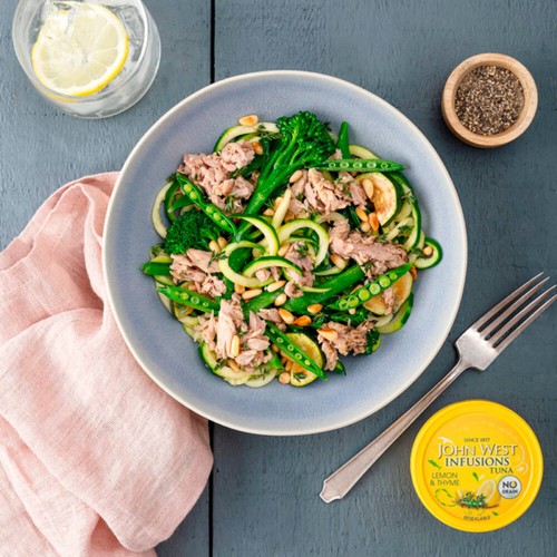 John West Lemon & Thyme No Drain Tuna Infusions 80g thumbnail 3