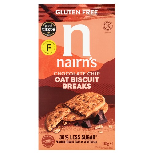 Nairn's Gluten Free Choc Chip Biscuits 
