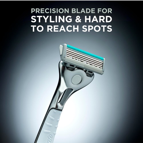 Wilkinson Sword Quattro Titanium Sensitive Men's Razor with 9 Blades thumbnail 2