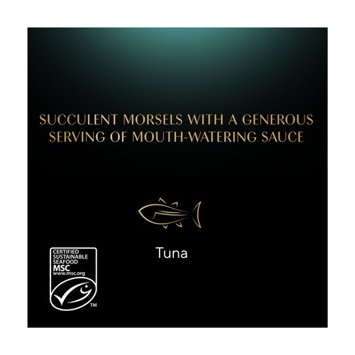 Sheba Sauce Lover Adult Wet Cat Food Tray Tuna In Gravy thumbnail 3