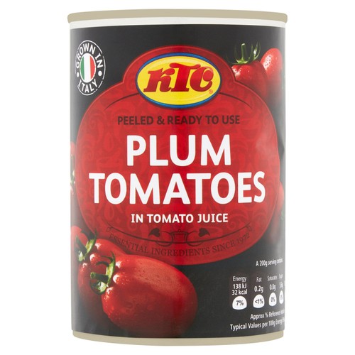 KTC Peeled Plum Tomatoes In Tomato Sauce 400g