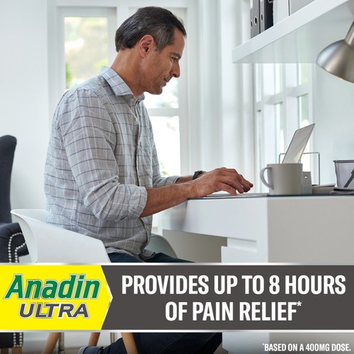 Anadin Ultra Ibuprofen Pain Relief Liquid Capsules 16s thumbnail 4