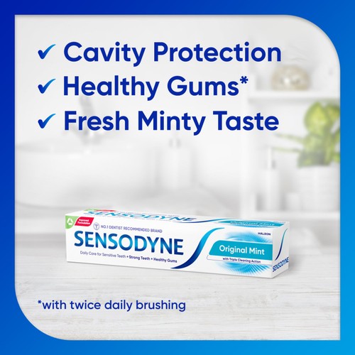 Sensodyne Daily Care Original Mint Sensitive Teeth Toothpaste thumbnail 5