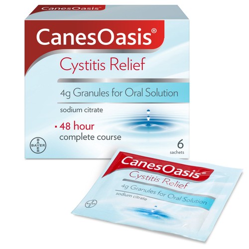 CanesOasis Cystitis Relief 4g Granules for Oral Solution Cranberry Flavour thumbnail 4