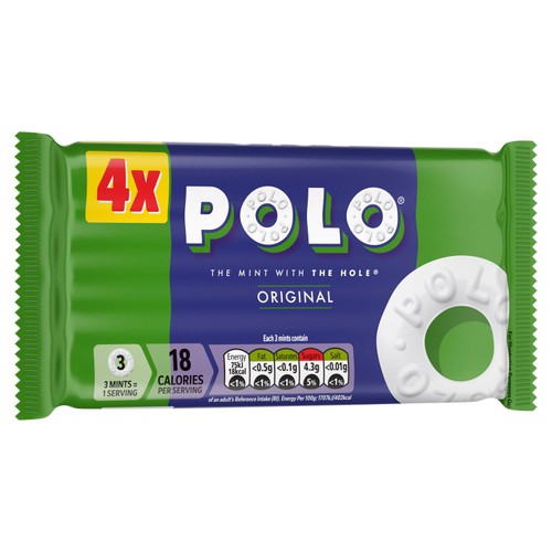 Polo Original Mint Tube Multipack 4 Pack  thumbnail 2