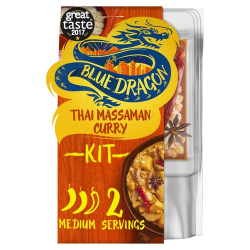 Blue Dragon 3 Step Authentic Thai Massaman Curry Meal Kit  273g