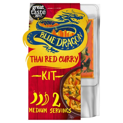 Blue Dragon 3 Step Authentic Thai Red Curry Meal Kit 253g
