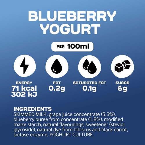 Arla Protein Blueberry Yogurt 200g thumbnail 4