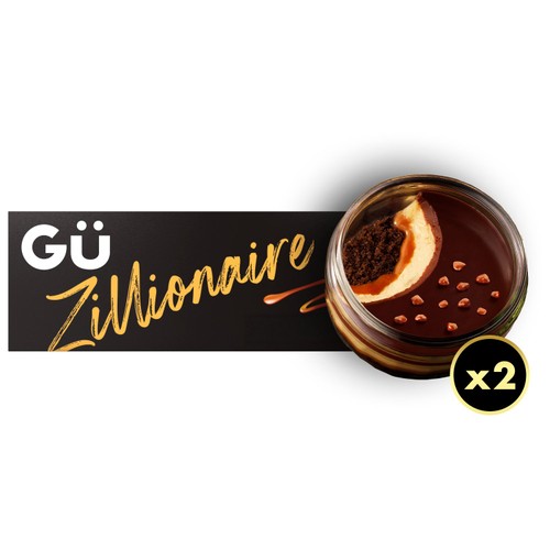 Gu Zillionaire Chocolate & Salted Caramel Cheesecake Desserts