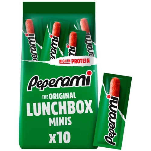 Peperami Original Lunchbox Mini Salami 10 x 10g