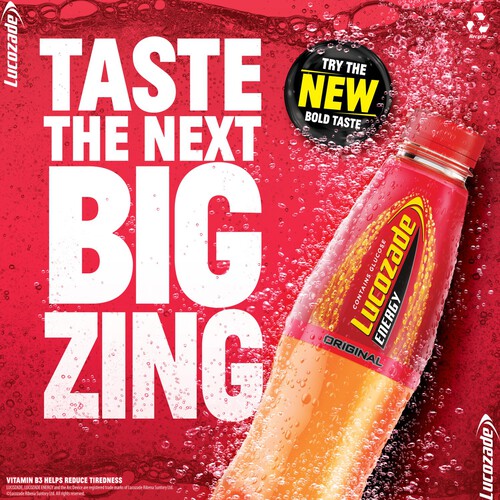 Lucozade Energy Drink Original  thumbnail 2