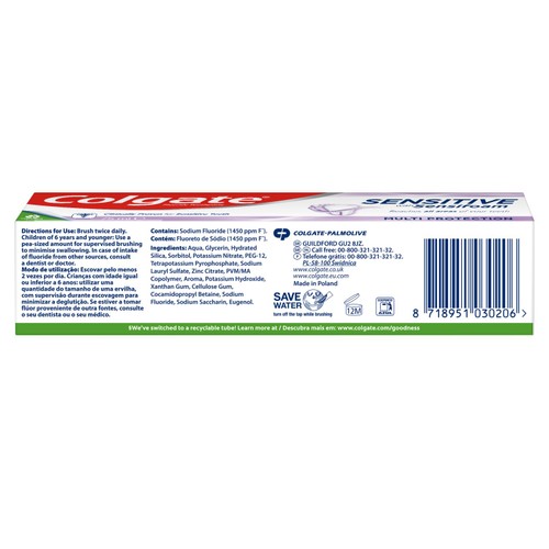 Colgate Sensitive with Sensifoam Multi Protection Toothpaste thumbnail 2