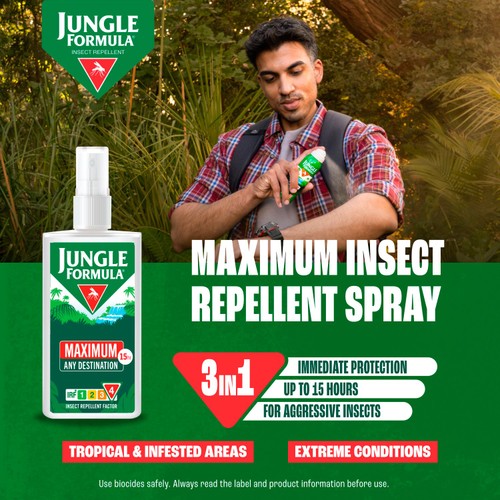 Jungle Formula Maximum Insect Repellent Pump with DEET thumbnail 2