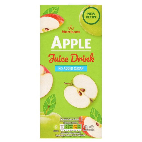 Morrisons No Added Sugar Apple Juice Drink
