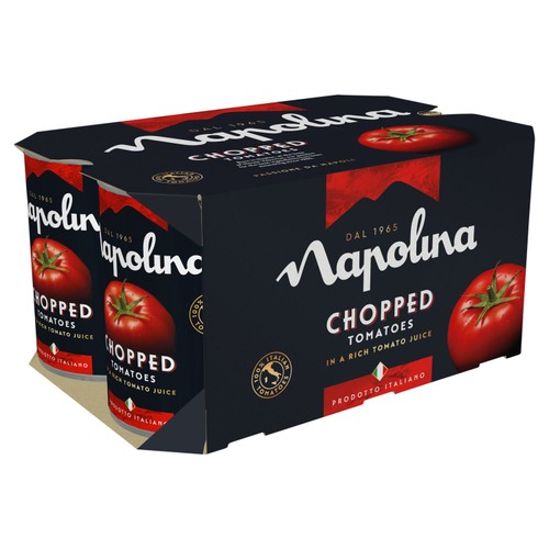 Napolina Chopped Tomatoes (6x400g) thumbnail 2