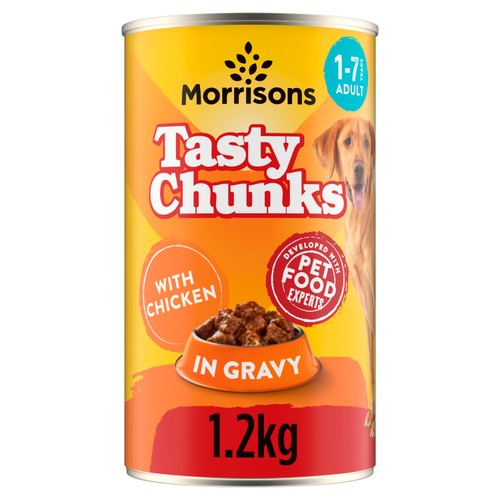 Morrisons Dog Food Tasty Chunks In Jelly With Chicken 1.2kg