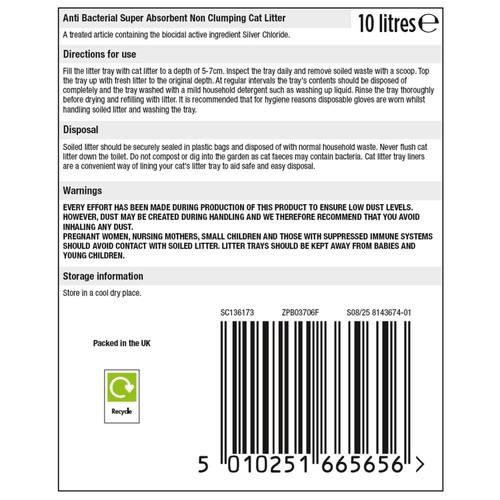 Morrisons Super Absorbent Cat Litter thumbnail 2