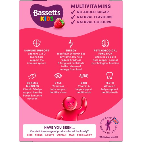 Bassetts 7-11 Multivitamin Raspberry thumbnail 3