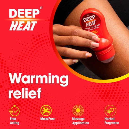 Deep Heat Muscle Massage Roll On  thumbnail 2