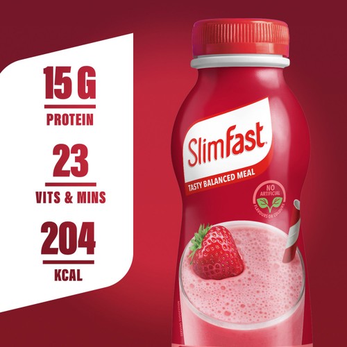 Slim-Fast Milkshake Strawberry thumbnail 2