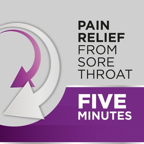 Strepsils Extra Medicated Sore Throat Lozenges Triple Action Blackcurrant  thumbnail 3