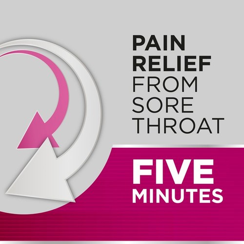 Strepsils Extra Medicated Sore Throat Lozenges Triple Action Cherry  thumbnail 2