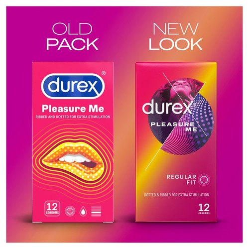 Durex Pleasure Me Ribbed and Dotted Condoms thumbnail 2