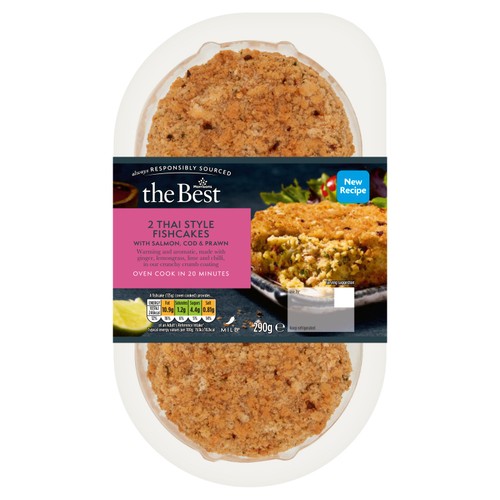 Morrisons The Best Chunky Thai Salmon & Prawn Fishcakes