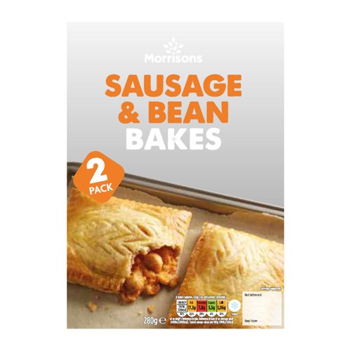 Morrisons 2 Sausage & Bean Slices
