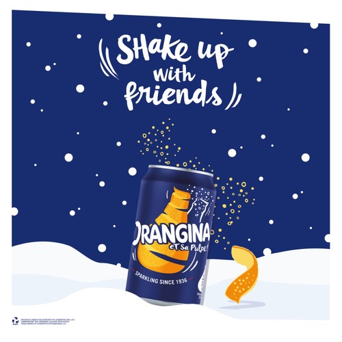 Orangina Sparkling Fruit Drink Cans 6 Pack thumbnail 2