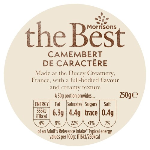 Morrisons The Best French Camembert De Caractere