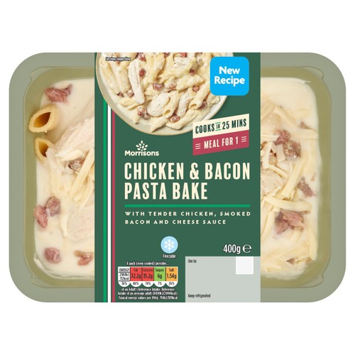 Morrisons Chicken & Bacon Pasta Bake 