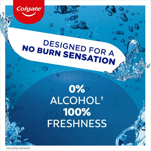 Colgate Plax Cool Mint Mouthwash Alcohol Free 250ml thumbnail 5