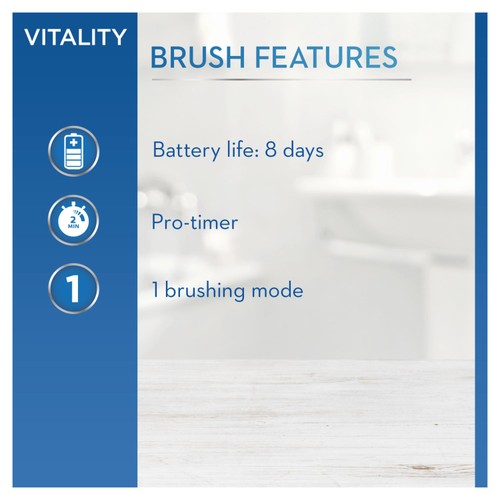 Oral-B Vitality Plus Blue Cross Action Electric Toothbrush thumbnail 3
