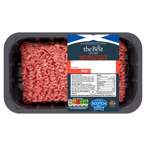 Morrisons The Best Scotch Matured Steak Mince 12% Fat 500g thumbnail 2