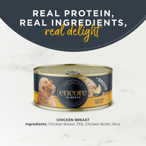 Encore Dog Tin  Chicken Breast in Broth thumbnail 5