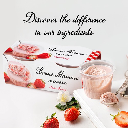 Bonne Maman Strawberry Mousse Dessert  thumbnail 3