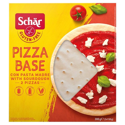 Schar 2 Gluten-Free Pizza Base with Sourdough