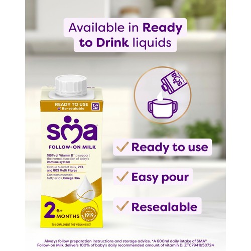 SMA Follow-On Baby Milk Powder Formula 6-12 Months 800g thumbnail 4
